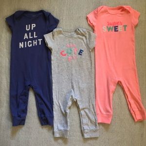 Carters Three piece set pajamas